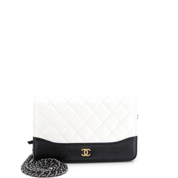 Chanel Gabrielle Wallet on Chain Quilted Aged Calfskin - Picture 1 of 6